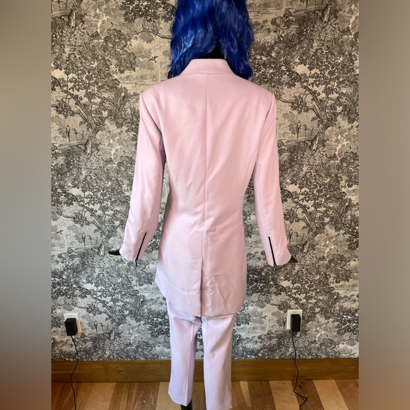Lilac Longline Blazer Suit - Picture 2 of 13